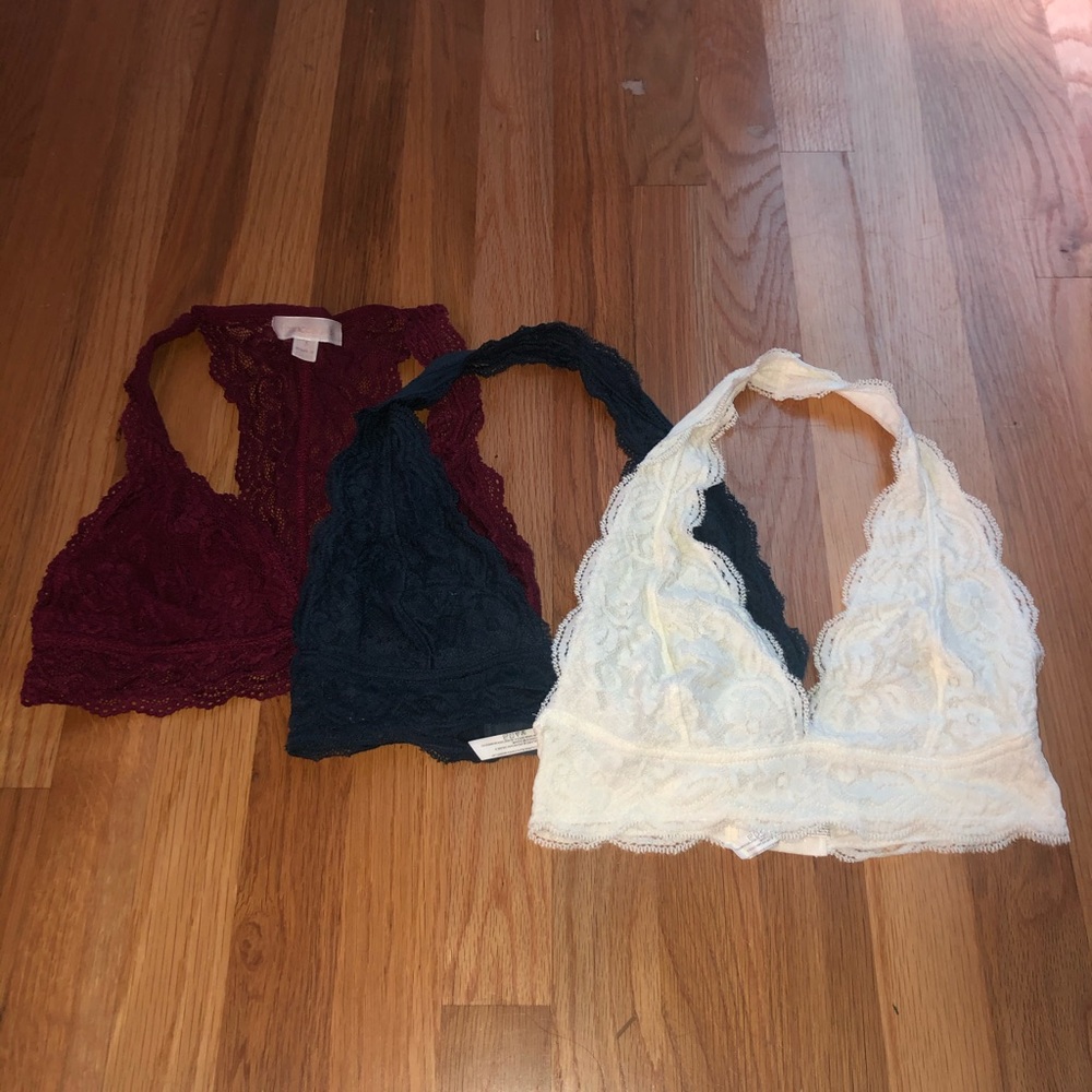 Bundle of three bralettes